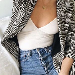Plaid Blazer